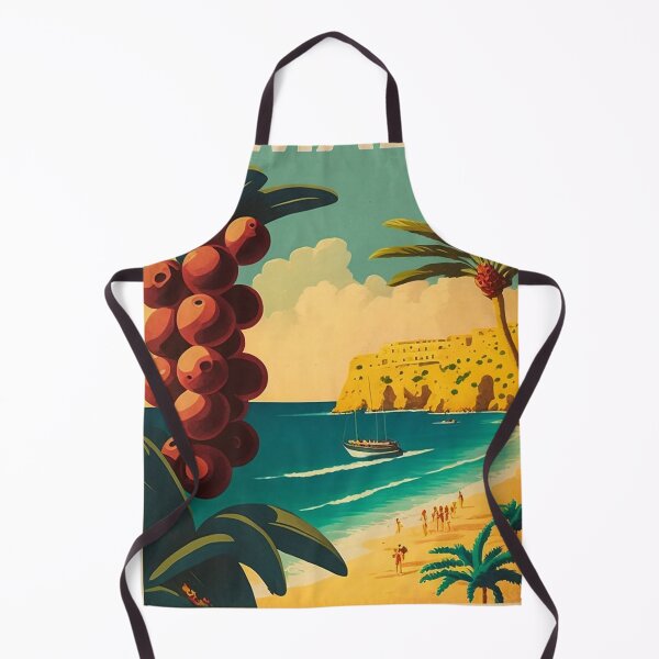Item preview, Malta Coastline Vintage Travel Art Poster designed and sold by OldTravelArt.