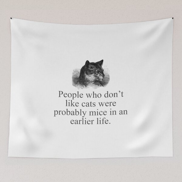 Item preview, People Who Don't Like Cats  designed and sold by CrankyOldDude.