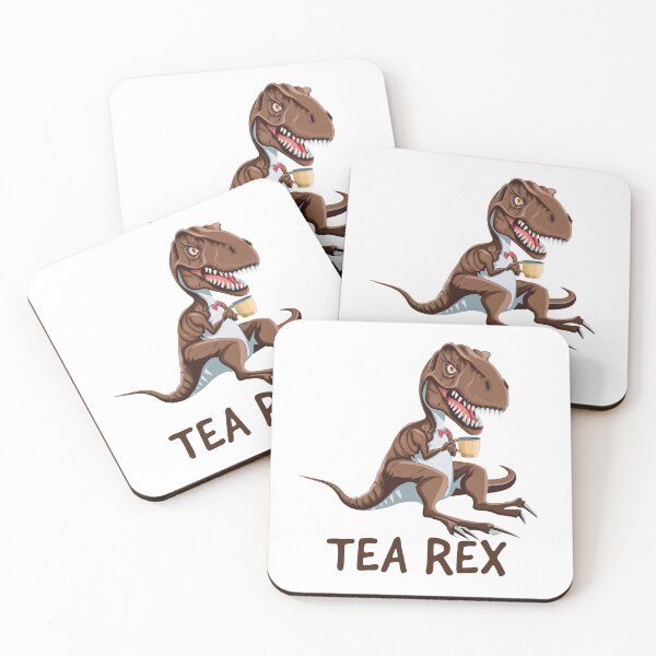 Item preview, Tea Rex - Tea Loving Tyrannosaurus Dinosaur designed and sold by AlanPhotoArt.