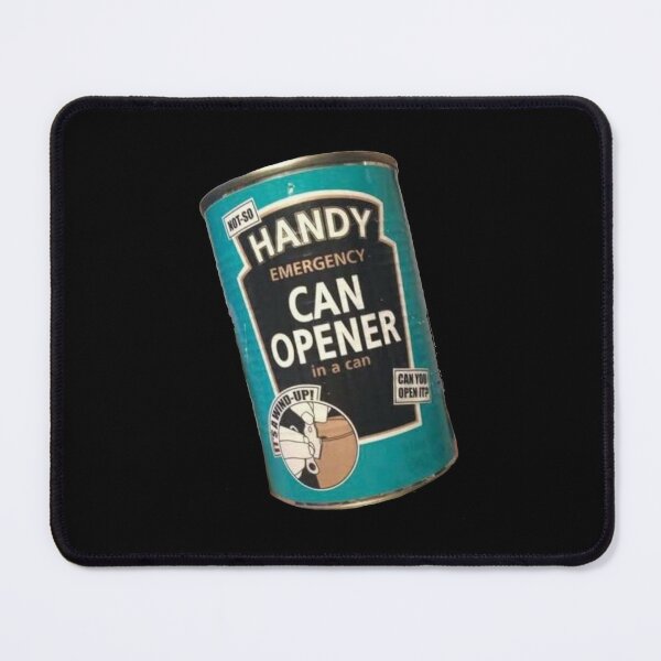 Handy can opener emergency can opener kitchen funny groceries fruit  vegetable veggies canned corn soup beans | Poster