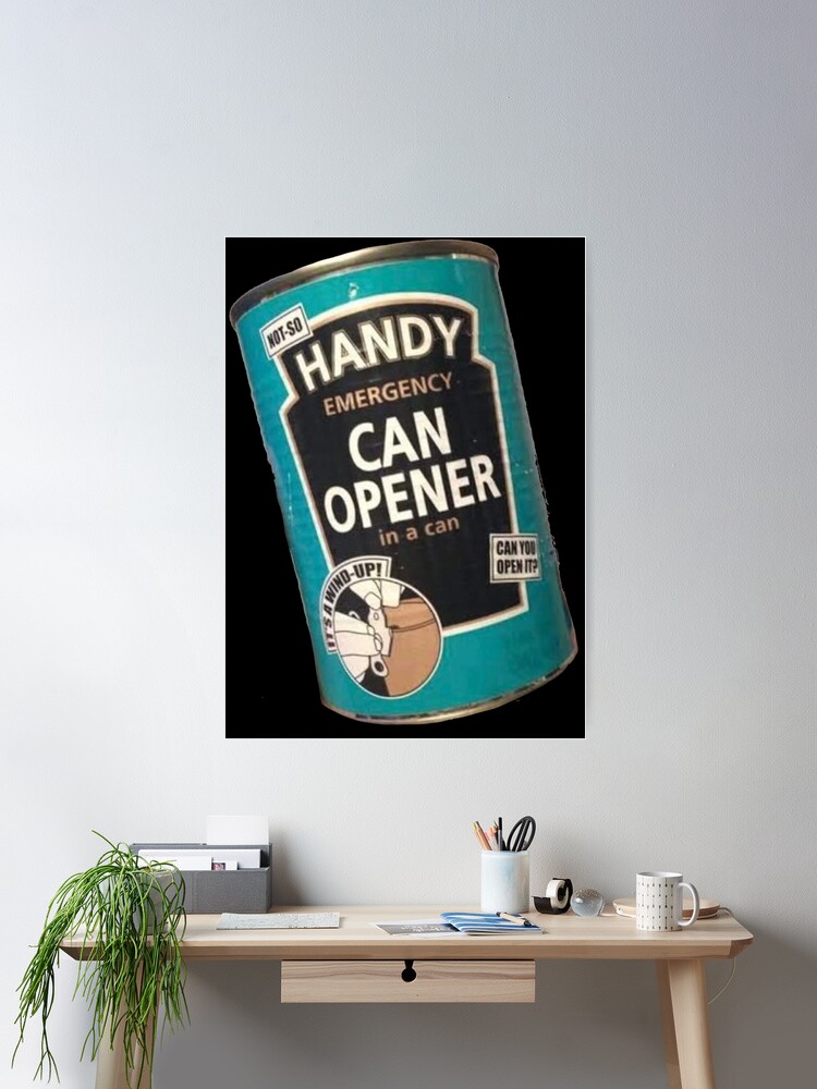 Handy can opener emergency can opener kitchen funny groceries