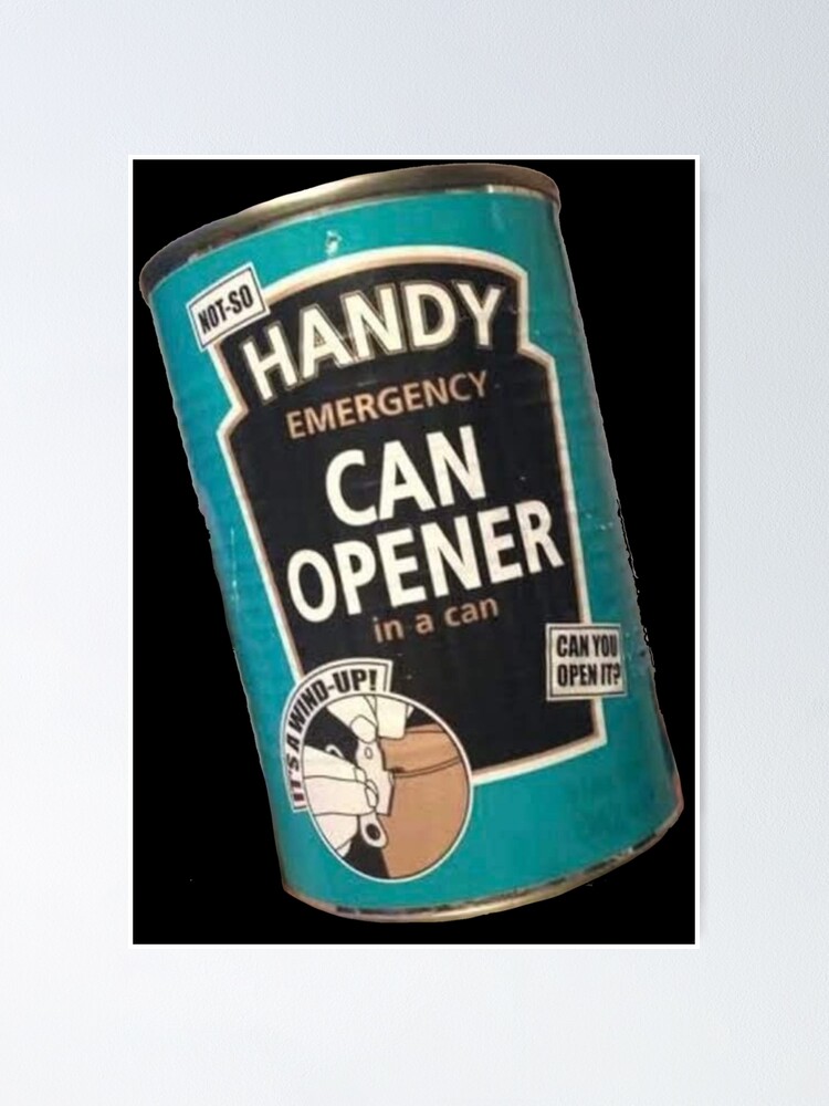 Emergency can opener! : r/funny