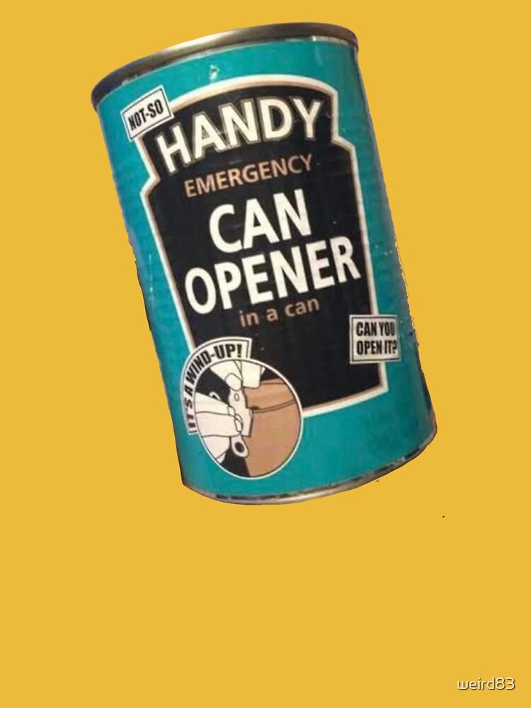 Handy can opener emergency can opener kitchen funny groceries