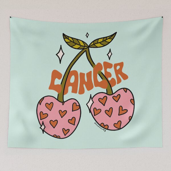 Item preview, Cancer Zodiac Cherries designed and sold by doodlebymeg.