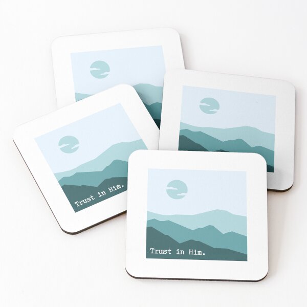 Item preview, Trust in Him mountains designed and sold by TheSmileStudio.
