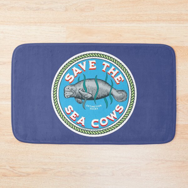 Item preview, PMD00259 Progressive Movement Designs Save the Sea Cows or Manatee designed and sold by ProgressiveLeft.