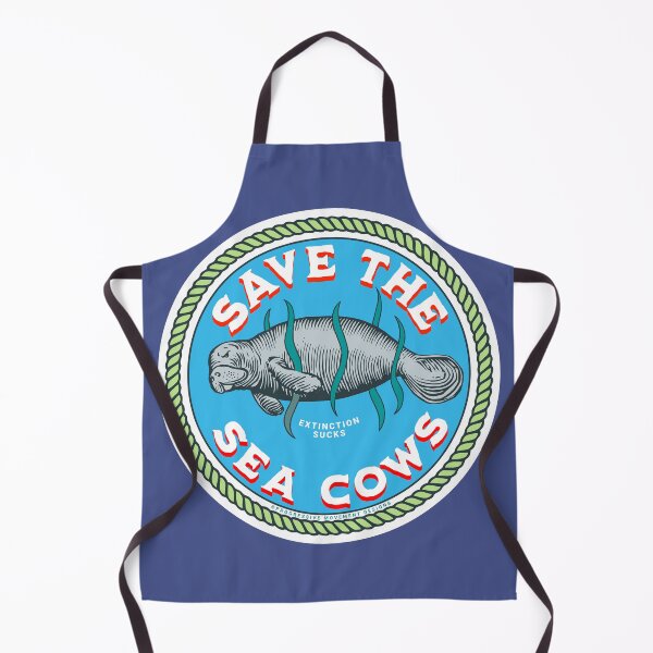 Item preview, PMD00259 Progressive Movement Designs Save the Sea Cows or Manatee designed and sold by ProgressiveLeft.
