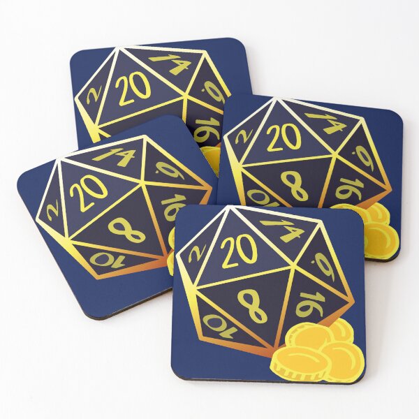 Item preview, Rolling Gold D20 designed and sold by farofael.