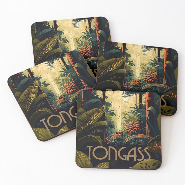 Item preview, Tongass National Forest Vintage Travel Art Poster designed and sold by OldTravelArt.