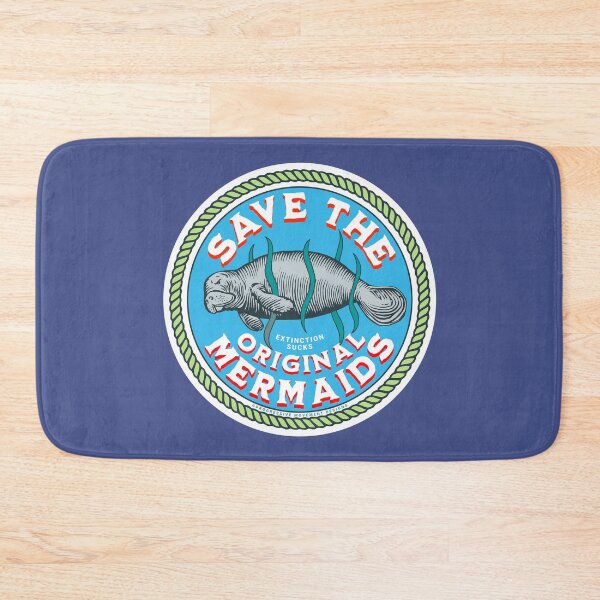 Item preview, PMD00260 Progressive Movement Designs Save the Original Mermaids or Manatee designed and sold by ProgressiveLeft.