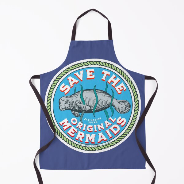 Item preview, PMD00260 Progressive Movement Designs Save the Original Mermaids or Manatee designed and sold by ProgressiveLeft.