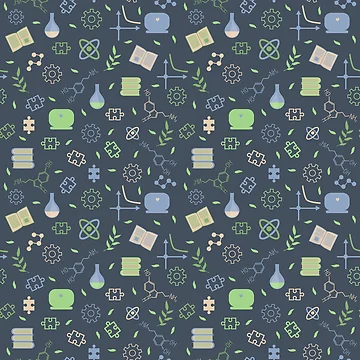 Artwork thumbnail, Science pattern by elyomys