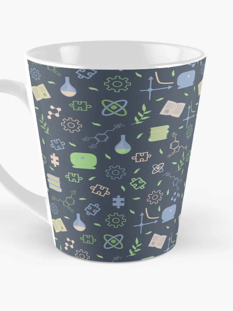 Thumbnail 3 of 4, Coffee Mug, Science pattern designed and sold by elyomys.
