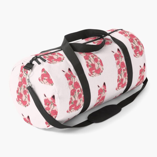 Item preview, Porcelain Cat - Pink and Red Florals designed and sold by ECMazur Art.