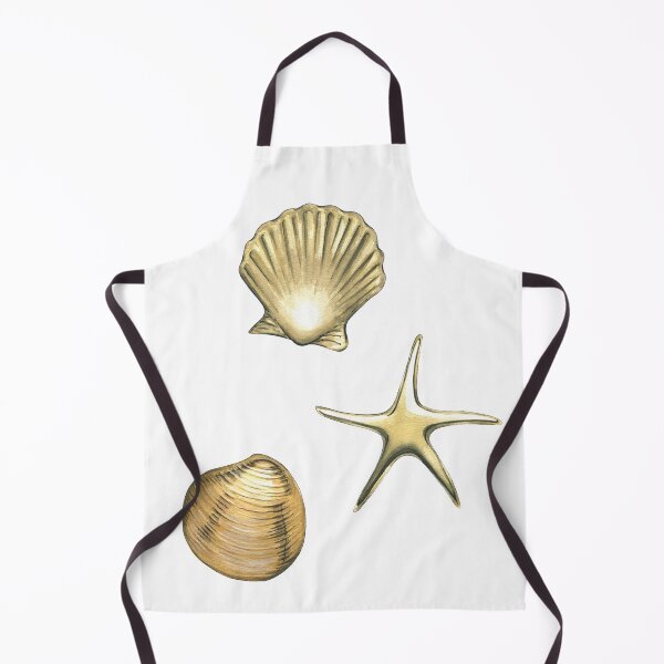 Item preview, Sparkly Golden Sea Shells designed and sold by mattcoatesart.