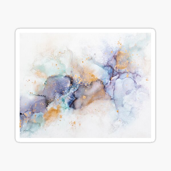 Alcohol Ink art Sticker