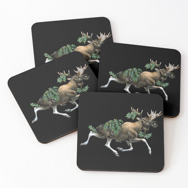 Item preview, Moose with Blueberries designed and sold by Pip Tacla.