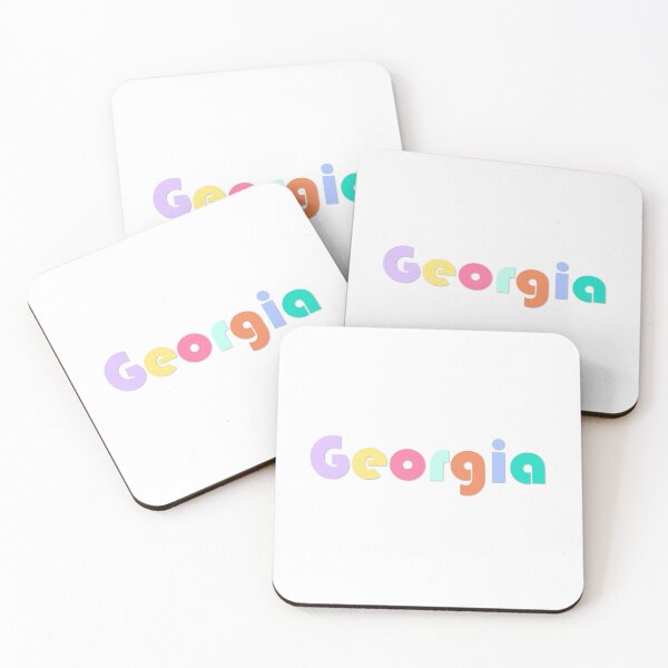 Item preview, Retro multicolored Georgia designed and sold by TheSmileStudio.