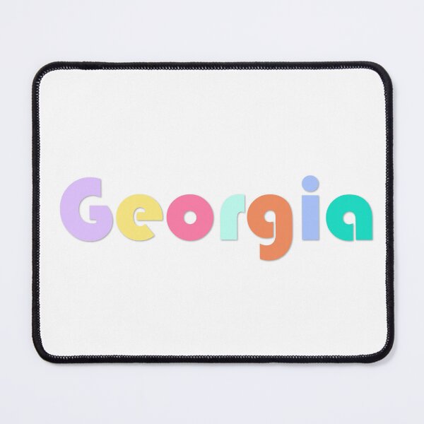 Item preview, Retro multicolored Georgia designed and sold by TheSmileStudio.