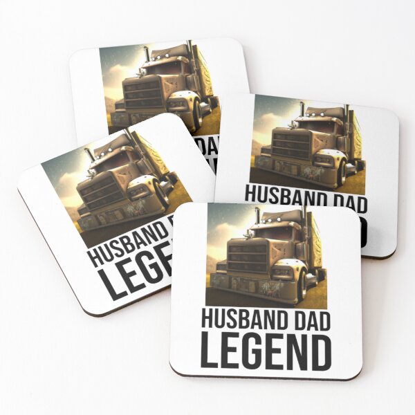 Item preview, Husband Dad Trucker Legend Design - Perfect Gift for the Trucking Dad in Your Life designed and sold by AYACHI90.