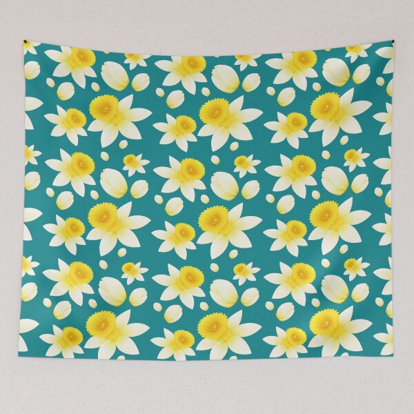 Item preview, Watercolor Daffodil Flowers designed and sold by silviaol.