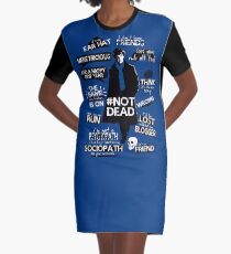 Sherlock quotes Graphic T-Shirt Dress