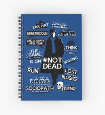 Sherlock quotes Spiral Notebook