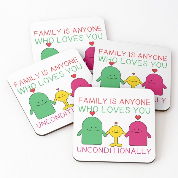 Item preview, Family Is Anyone Who Loves You Unconditionally designed and sold by SweetAndSpice.
