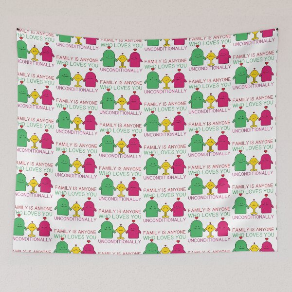 Item preview, Family Is Anyone Who Loves You Unconditionally designed and sold by SweetAndSpice.
