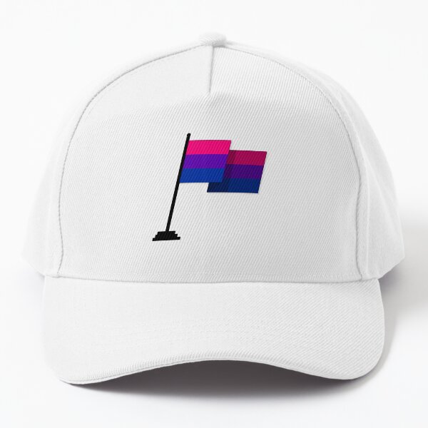 Aperçu de l'œuvre Grand drapeau flottant aux couleurs du drapeau de la fierté bisexuelle créée et vendue par LiveLoudGraphic.