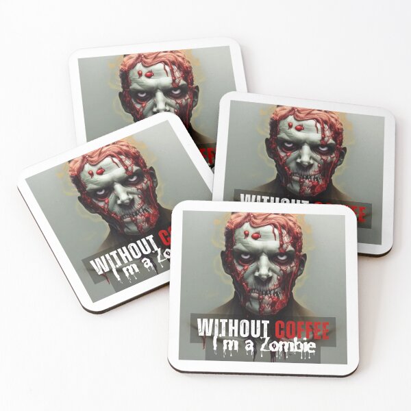 Item preview, Without Coffee I'm a Zombie (male version) designed and sold by PhotoDesignNZ.