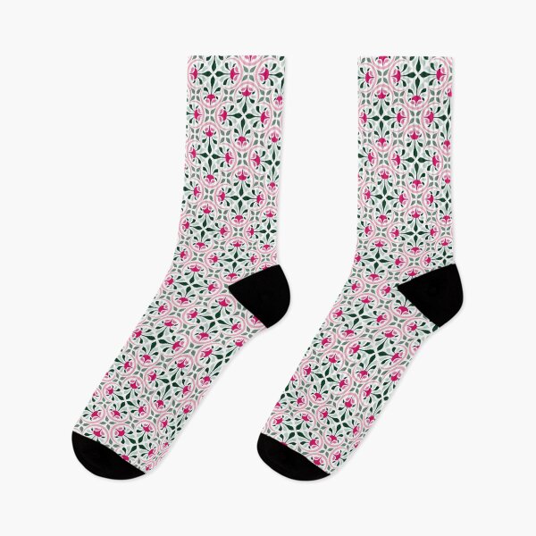 Item preview, Tropical I - Pink & Green Geometric designed and sold by Jami Watkins.
