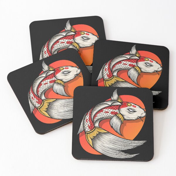 Item preview, King Koi Fish Illustration designed and sold by WODEXZ.
