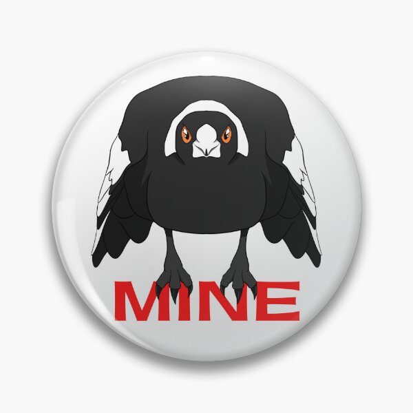 Item preview, Australian magpie MINE! designed and sold by aussiemaggieluv.