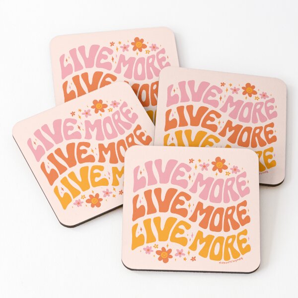 Item preview, Live More designed and sold by doodlebymeg.