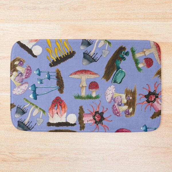 Item preview, Funky Fungus Mushroom Mix Watercolour Light designed and sold by Nicky Rollings.