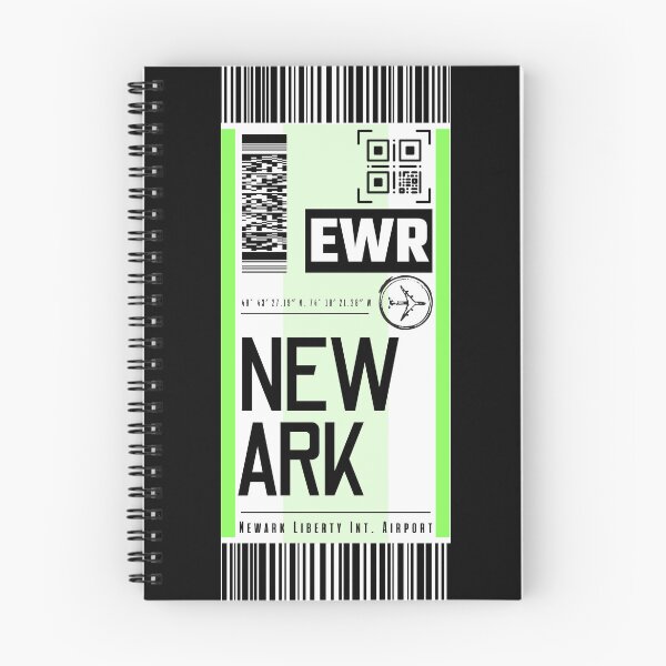 Item preview, NEWARK EWR classic luggage tag flight stickers designed and sold by LeddsoDello.
