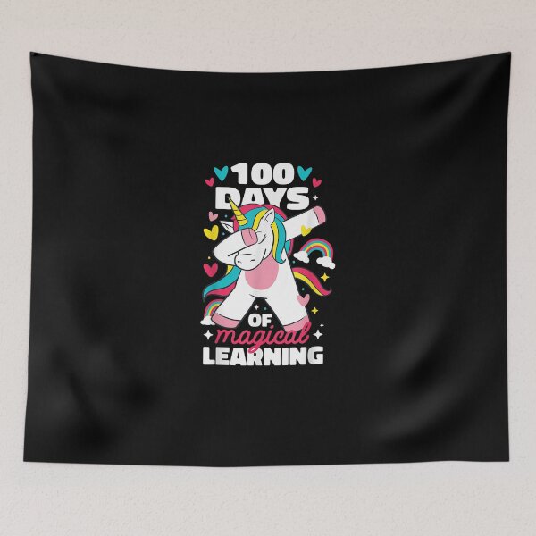 Item preview, 100 Days of Magical Learning 100th Day of School Unicorn T-Shirt designed and sold by jounior ⭐⭐⭐⭐⭐.
