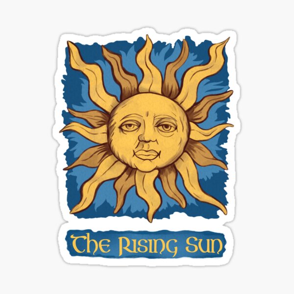 Rising Sun Bad News Sticker