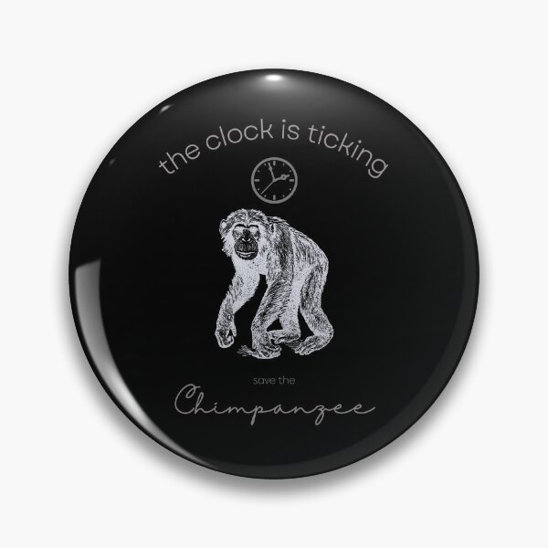 Item preview, Save The Chimpanzee The Clock is Ticking Duffle Bag designed and sold by MagicWolfStar.