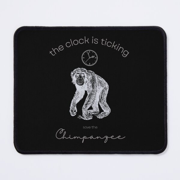 Item preview, Save The Chimpanzee The Clock is Ticking Duffle Bag designed and sold by MagicWolfStar.