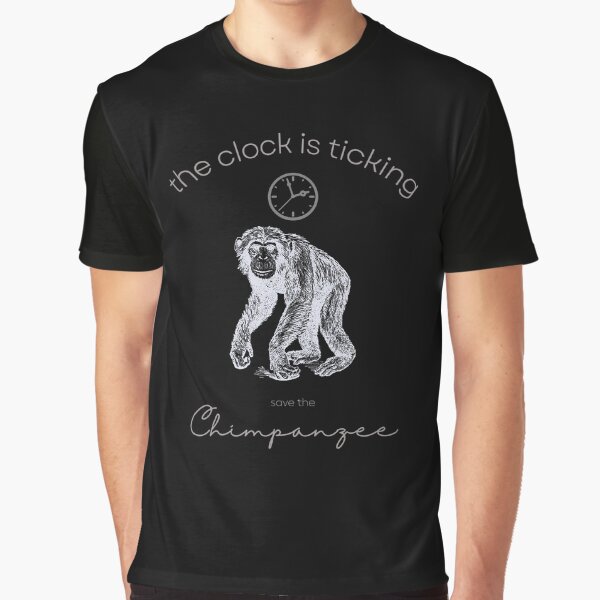Item preview, Save The Chimpanzee The Clock is Ticking Duffle Bag designed and sold by MagicWolfStar.