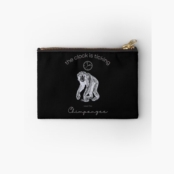 Item preview, Save The Chimpanzee The Clock is Ticking Duffle Bag designed and sold by MagicWolfStar.