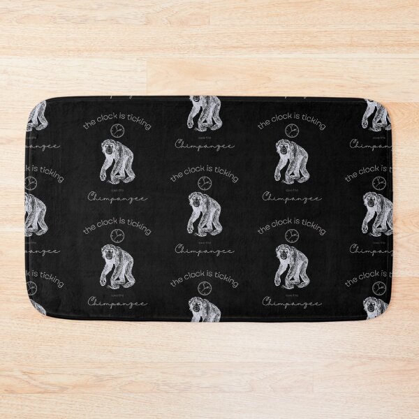 Item preview, Save The Chimpanzee The Clock is Ticking Duffle Bag designed and sold by MagicWolfStar.