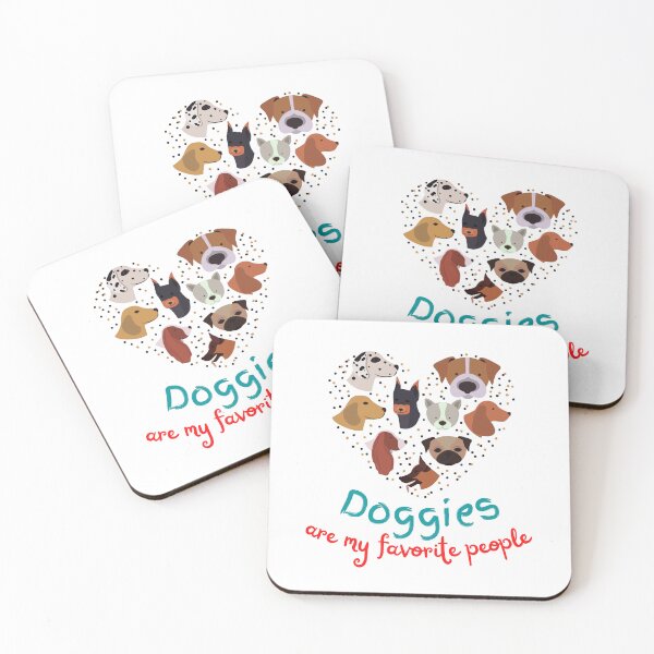 Item preview, Doggies are my favorite people designed and sold by Kalligraphika.