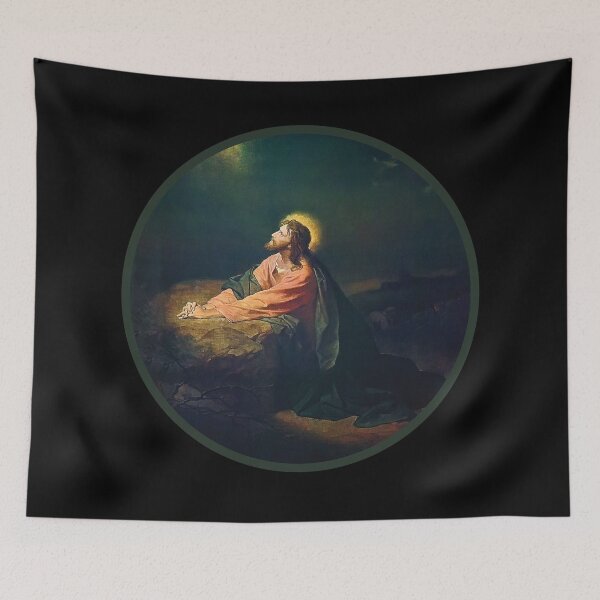 Item preview, Christ in Gethsemane by Heinrich Hoffmann from 1886 designed and sold by ColorfulMystic.