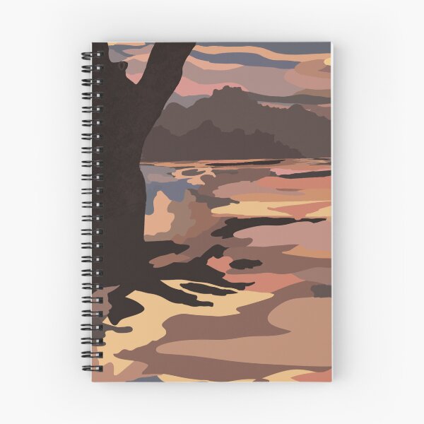 Item preview, Lake Sunset Digital Impressionist Abstract Art designed and sold by Lartheviking.