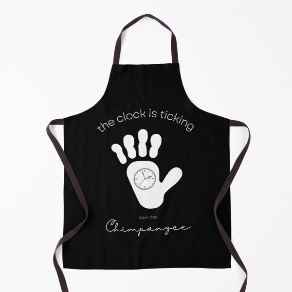 Item preview, Save The Chimpanzee The Clock is Ticking Zipper Pouch designed and sold by MagicWolfStar.