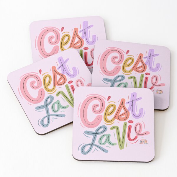 Item preview, Cest La Vie designed and sold by littlesisstudio.