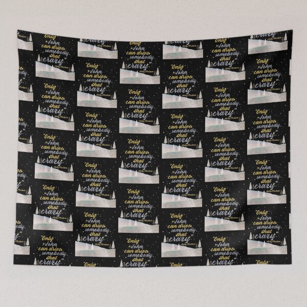 Item preview, "Only John Can Drive Somebody That Crazy." -Holly Mcclane, Die Hard  designed and sold by Sticker Up.